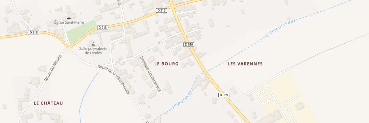 Plan du 12B Rue de Saintonge à Landes