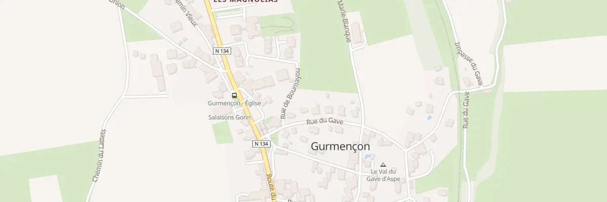 Plan du 3 Rue du Gave à Gurmençon