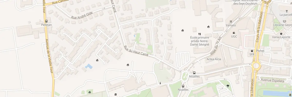 Plan du 21 Rue du Haut Carre à Talence