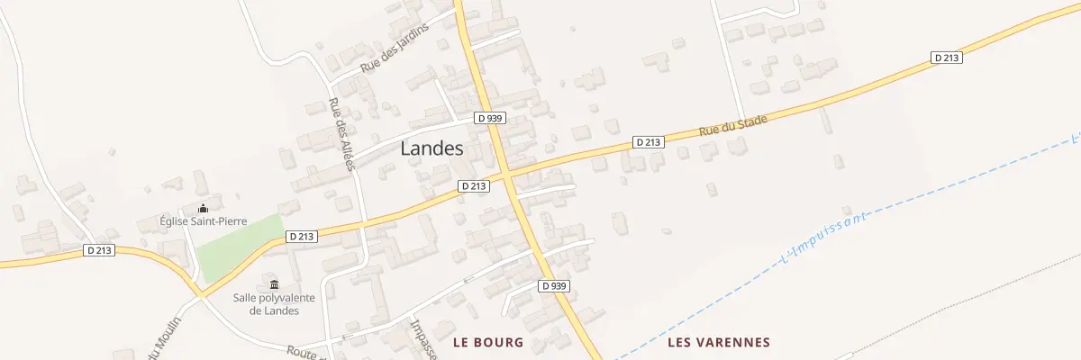 Plan du 3 Imp des Violettes à Landes