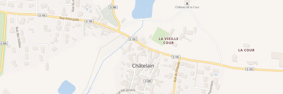 Plan du 34 Rue Principale à Châtelain