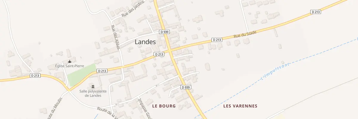 Plan du 4 Imp des Violettes à Landes