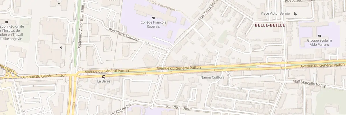 Plan du 4 Rue Pierre Melgrani à Angers