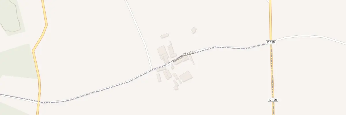 Plan du 13 Rue de l’Erable à Bernay-Saint-Martin