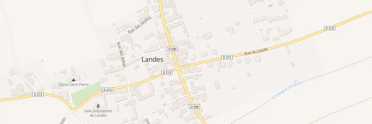 Plan du 2 Rue d’Aunis à Landes