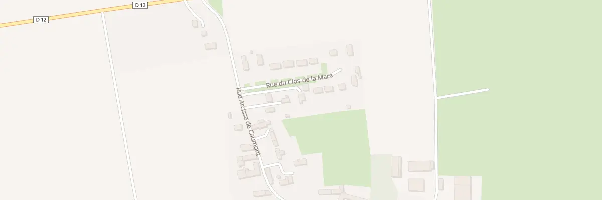 Plan du 5062 Rue Arcisse de Caumont au Manoir