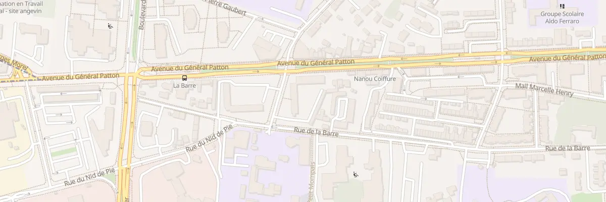 Plan du 162 Rue de la Barre à Angers