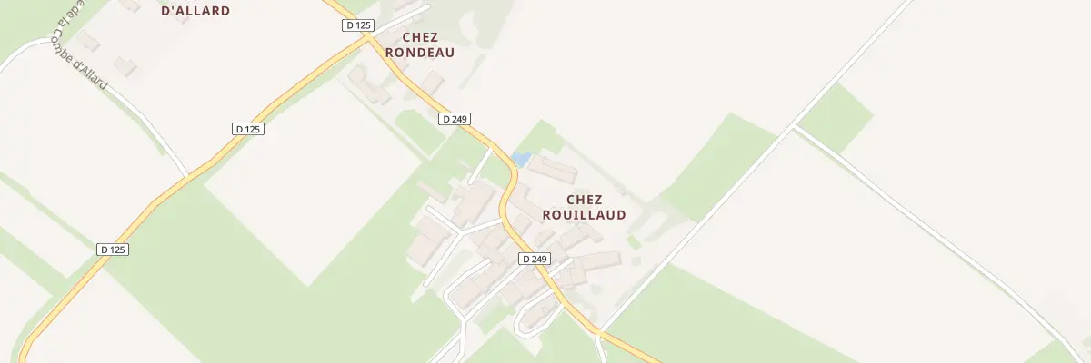 Plan du 1 Rue de Chez Rouillaud à Berneuil