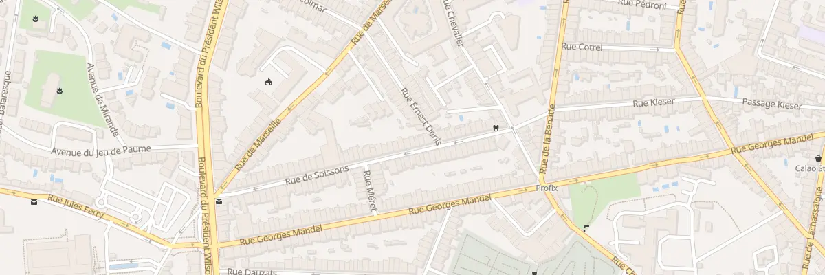 Plan du 29 Rue de Soissons à Bordeaux