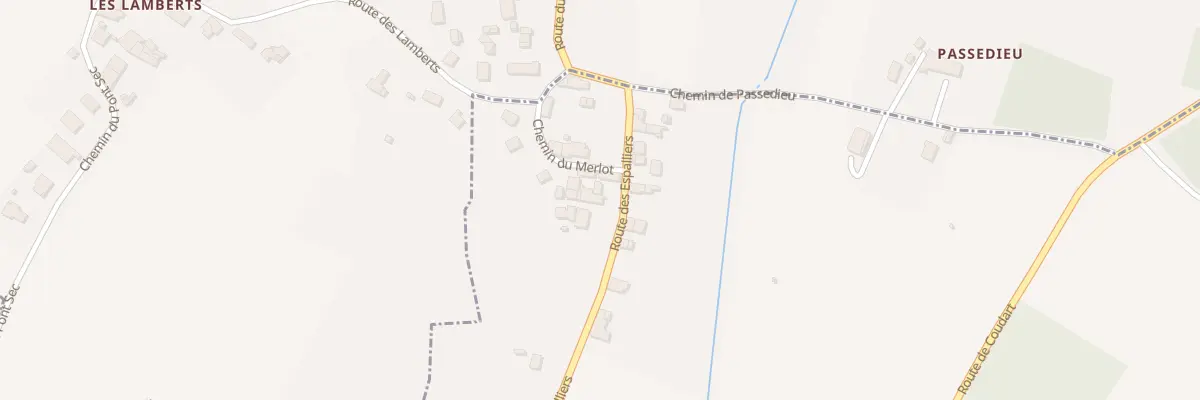Plan du 11B Rte des Espalliers à Bayon-sur-Gironde
