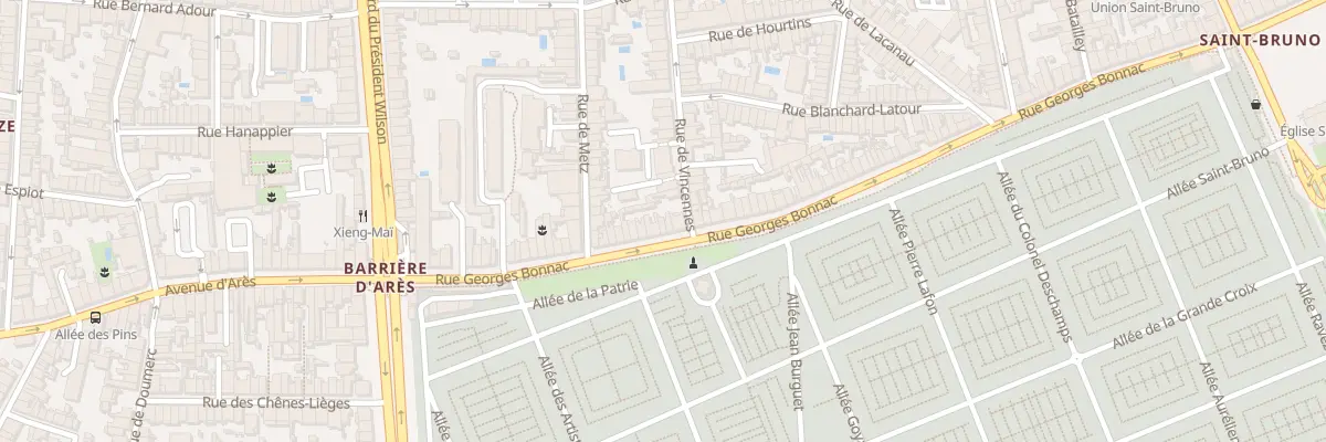 Plan du 315 Rue Georges Bonnac à Bordeaux