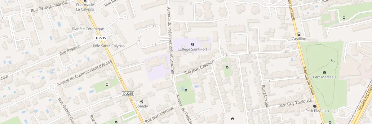 Plan du 8 Rue Castillon au Bouscat