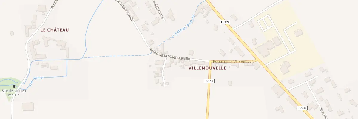 Plan du 15 Rte de la Villenouvelle à Landes