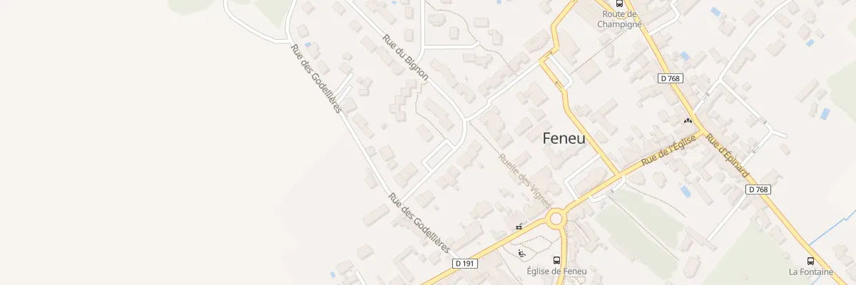 Plan du 51 Rue du Bignon à Feneu