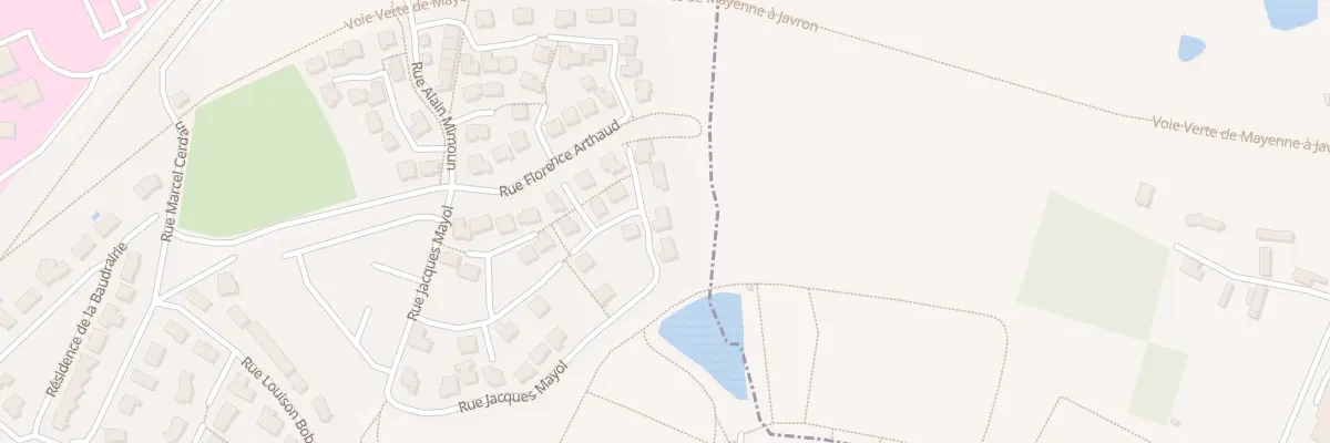 Plan du 4 Rue Jacques Mayol à Mayenne