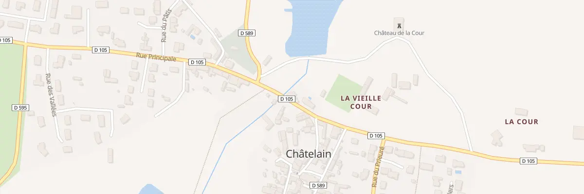 Plan du 21 Rue Principale à Châtelain