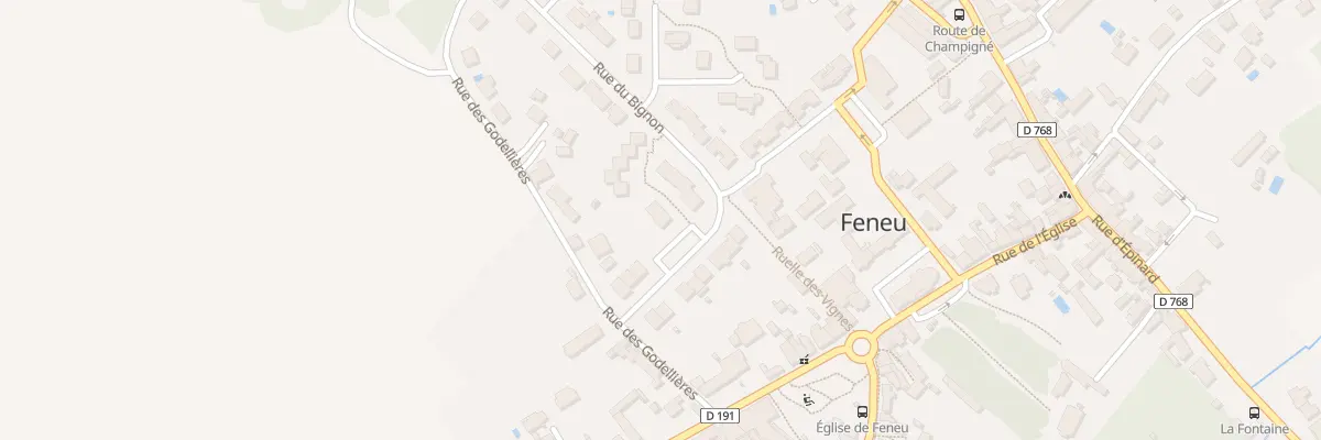 Plan du 49 Rue du Bignon à Feneu