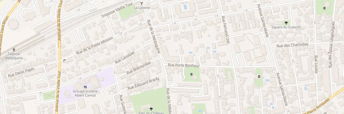 Plan du 104 Rue de la Medoquine à Talence