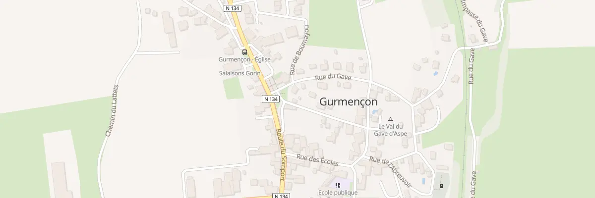 Plan du 1 Rue du Tilleul à Gurmençon