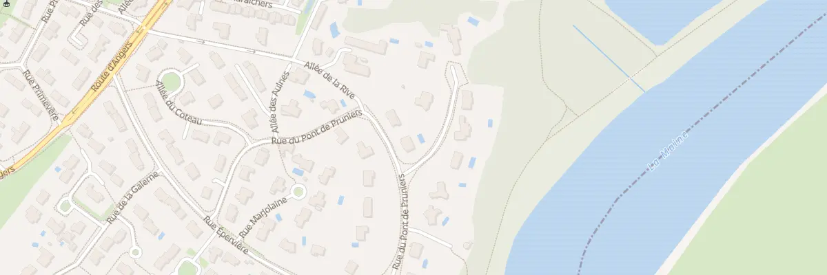 Plan du 26 Rue du Pont de Pruniers à Bouchemaine