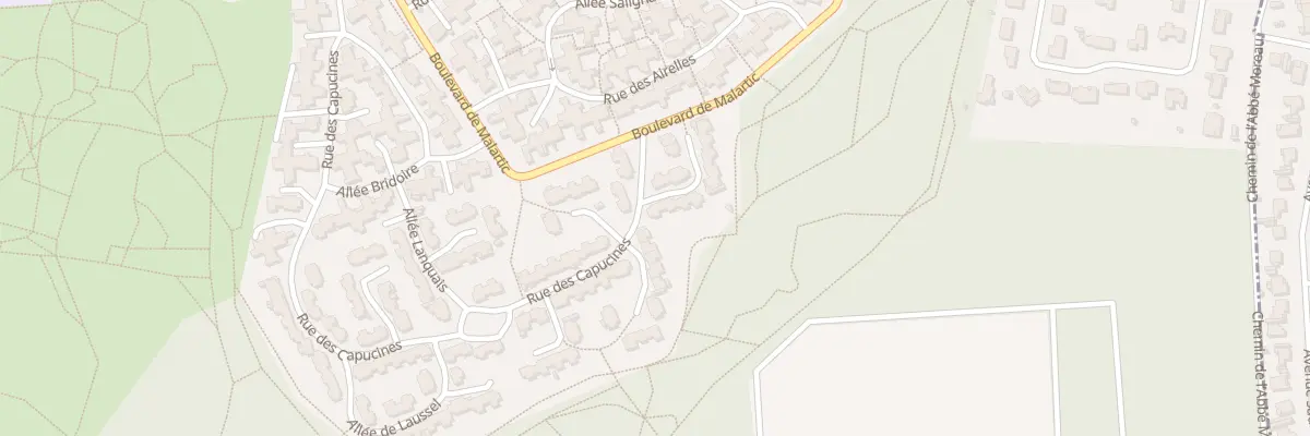 Plan du 1 All de la Gaubertie à Gradignan