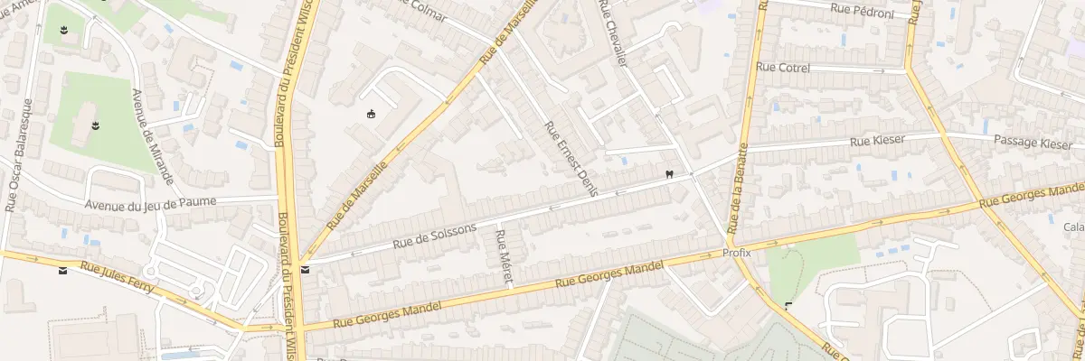 Plan du 33 Rue de Soissons à Bordeaux
