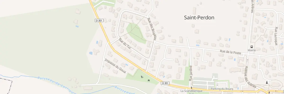Plan du 42 Rue du Tuc à Saint-Perdon