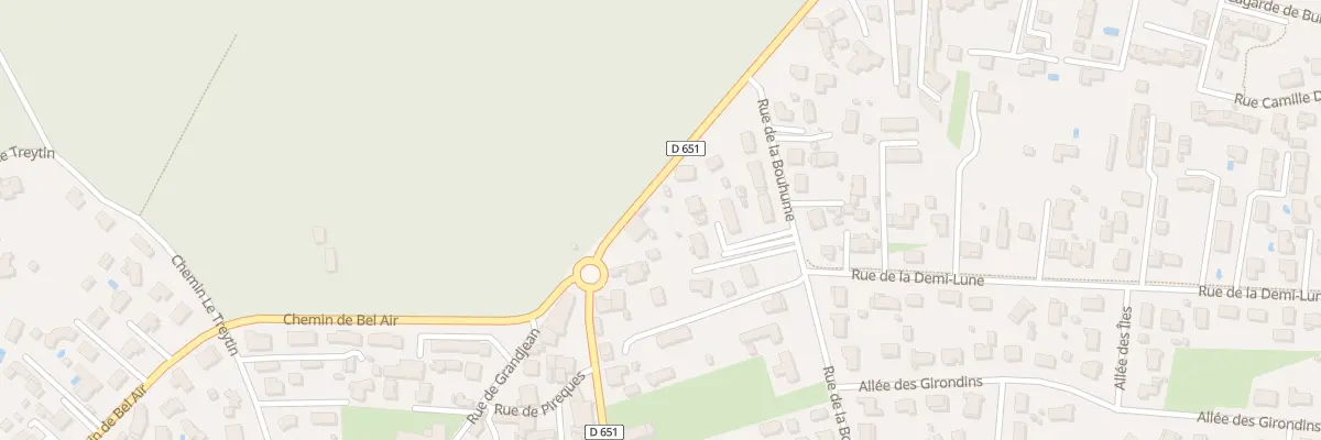 Plan du 64 Av de Bordeaux à Léognan