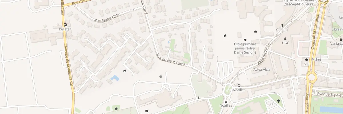 Plan du 27 Rue du Haut Carre à Talence