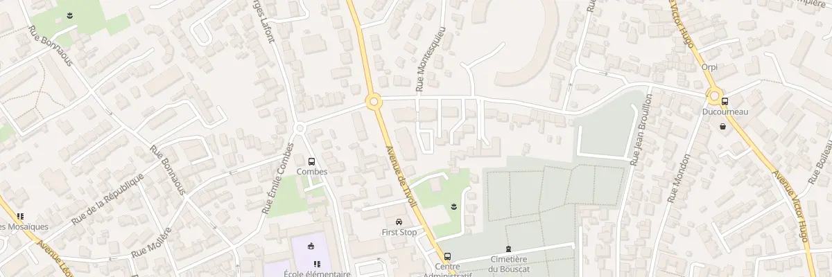 Plan du 263 Av de Tivoli au Bouscat