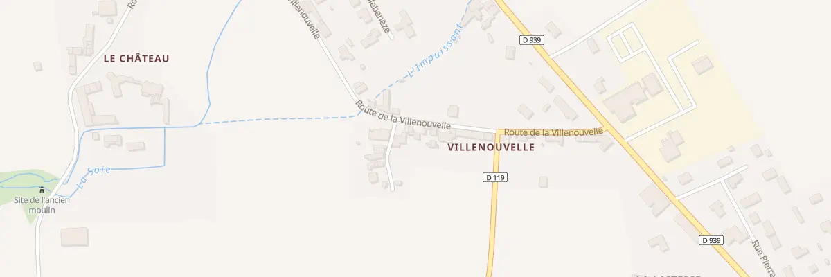 Plan du 17 Rte de la Villenouvelle à Landes