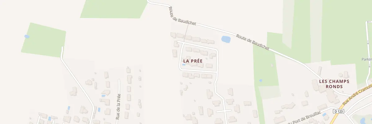 Plan du 8 Rue des Frenes à Coulon