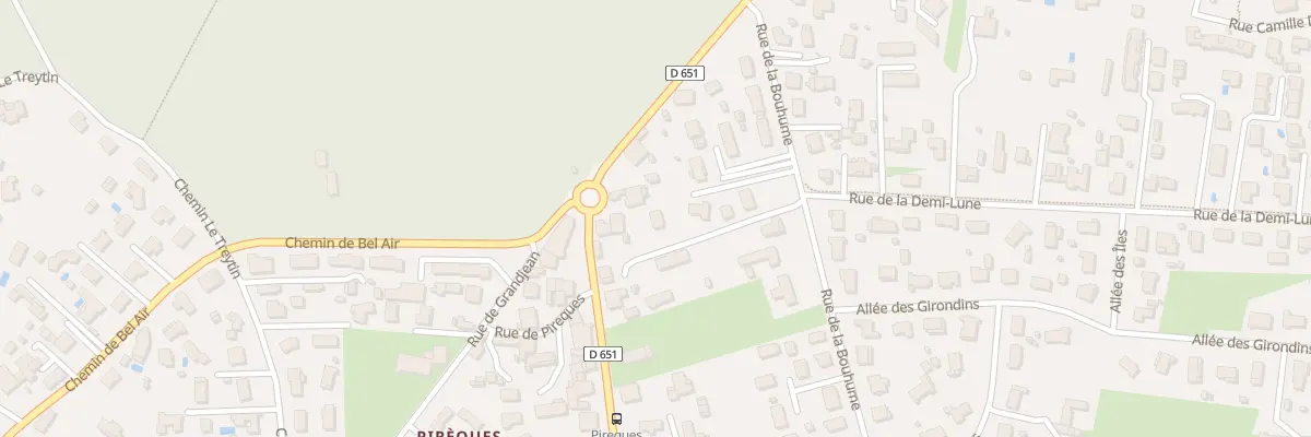 Plan du 29 Rue de la Bouhume à Léognan