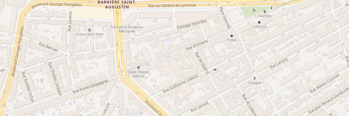 Plan du 276 Rue d’Ornano à Bordeaux