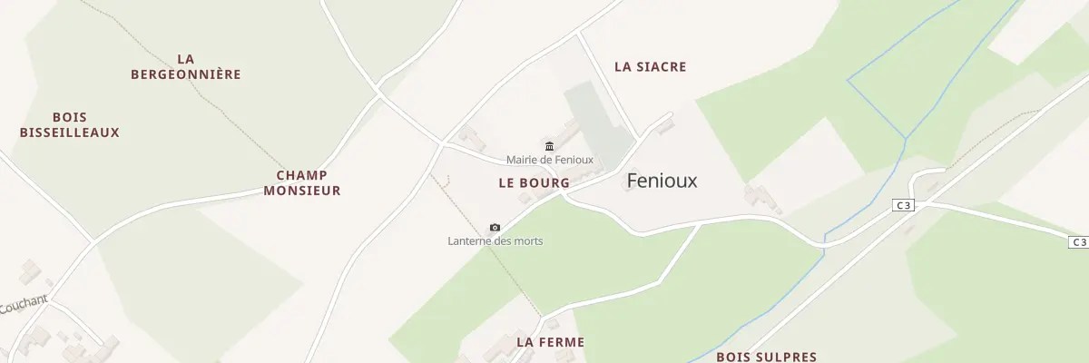 Plan du 1 Rue Notre Dame de Fenioux à Fenioux