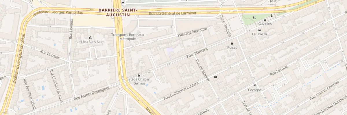 Plan du 263 Rue d’Ornano à Bordeaux