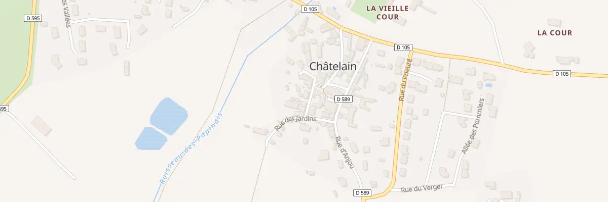 Plan du 20 Rue de l’église à Châtelain