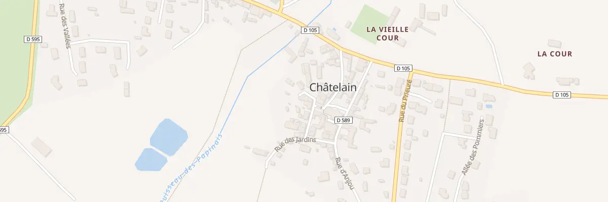 Plan du 3 Rue de la poste à Châtelain