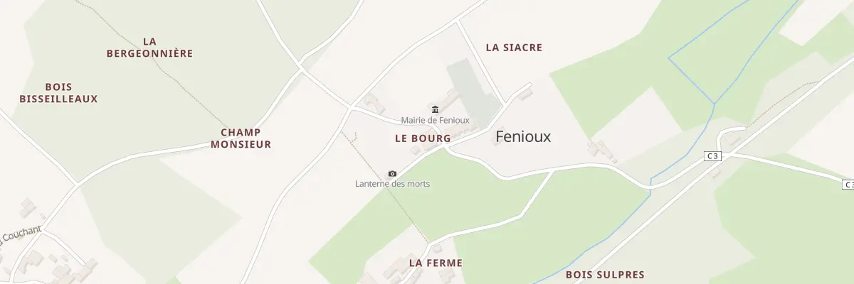 Plan du 2 Che de la Lanterne à Fenioux