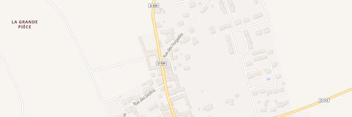 Plan du 3 Cour des Pervenches à Landes