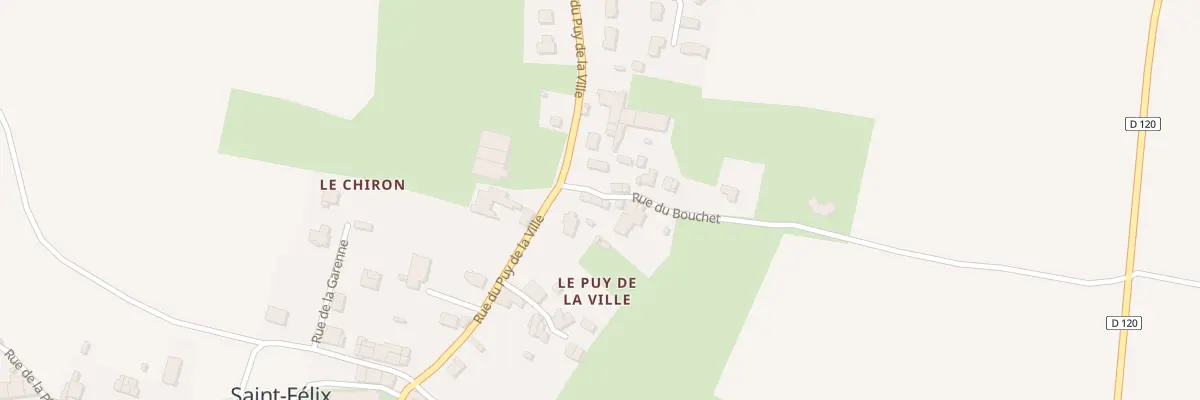 Plan du 2 Rue du Bouchet à Saint-Félix