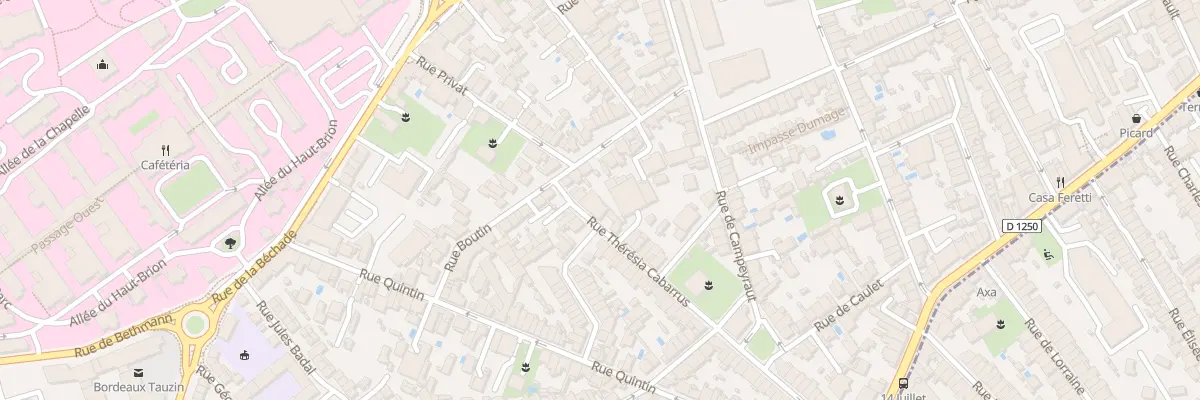 Plan du 53 Rue Thérésia Cabarrus à Bordeaux
