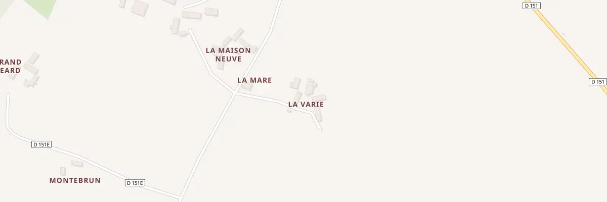 Plan du 1 La Varie à Saint-Fraimbault-de-Prières