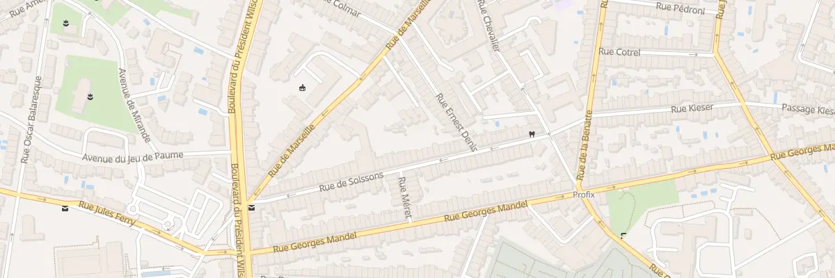 Plan du 39 Rue de Soissons à Bordeaux
