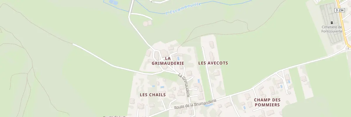Plan du 5317 La Grimauderie à Fontcouverte