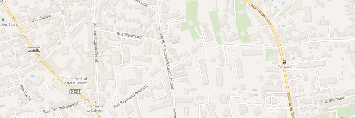 Plan du 46 Rue Raymond Poincaré au Bouscat