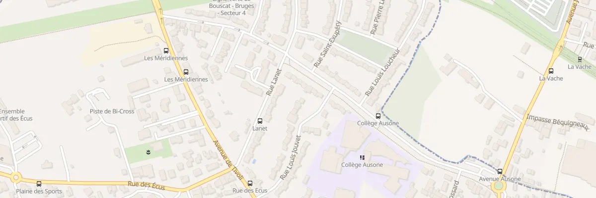 Plan du 24 Rue Louis Jouvet au Bouscat