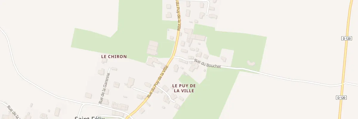 Plan du 40 Rue du Puy de la Ville à Saint-Félix