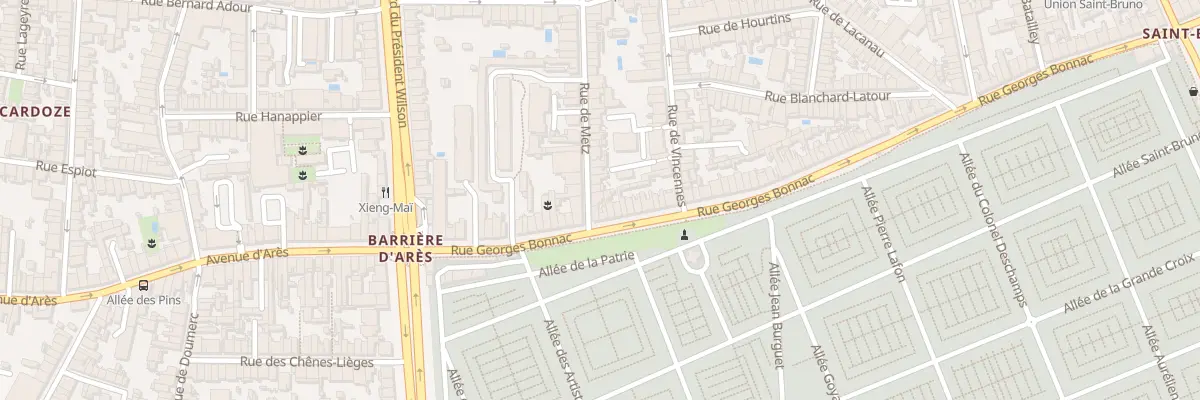 Plan du 48 Rue de Metz à Bordeaux
