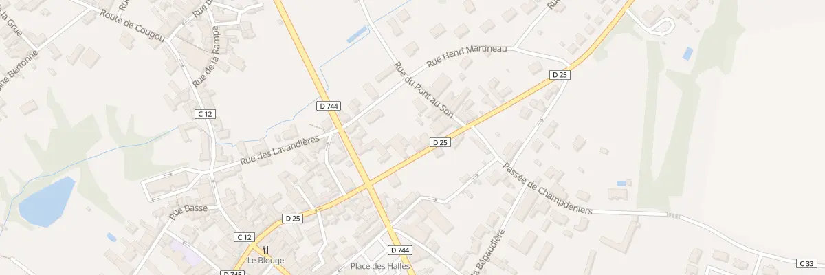 Plan du 29 Rue de Parthenay à Coulonges-sur-l’Autize